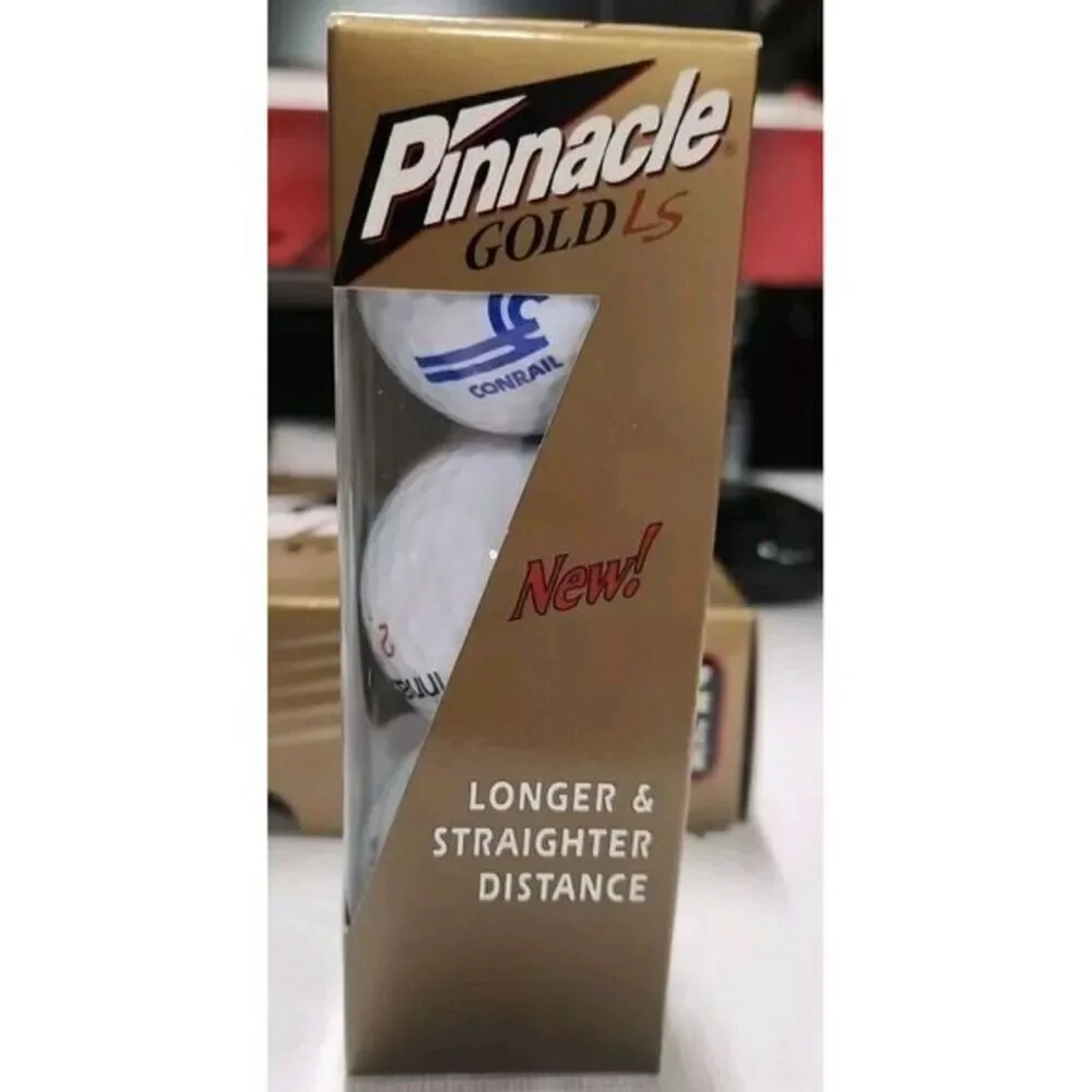 Collectible‎ Conrail Logo Golf Ball Pinnacle Gold 3pk B4